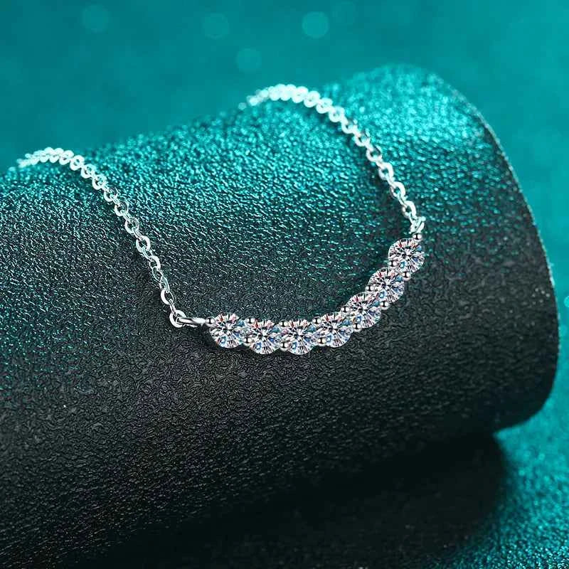 1.4 Carat Moissanite 925 Sterling Silver Necklace