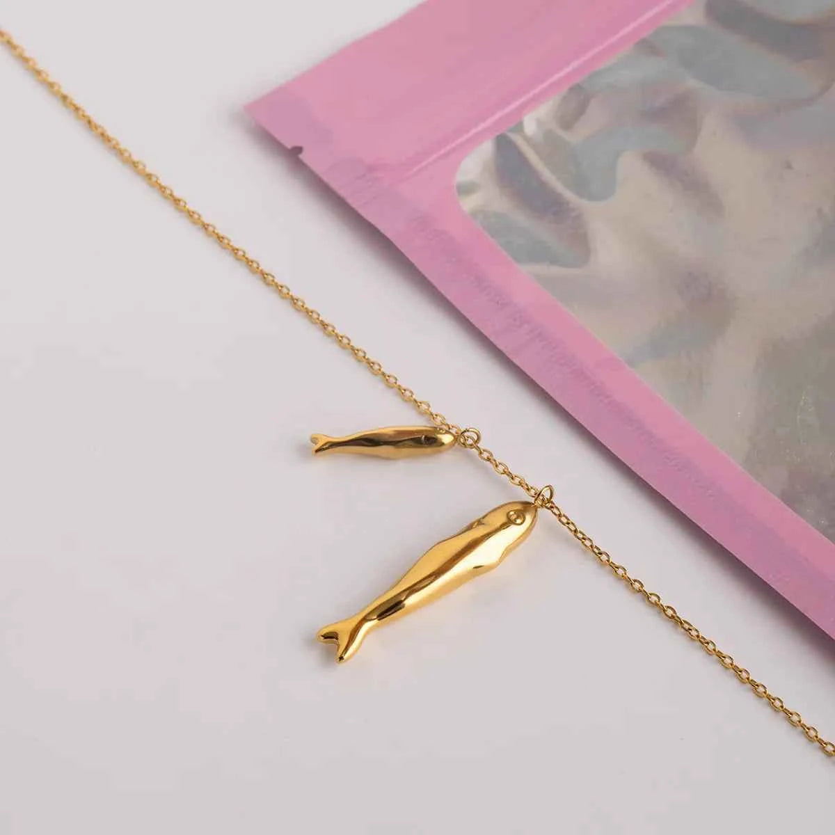 18K Gold-Plated Pendant Necklace