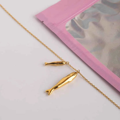 18K Gold-Plated Pendant Necklace