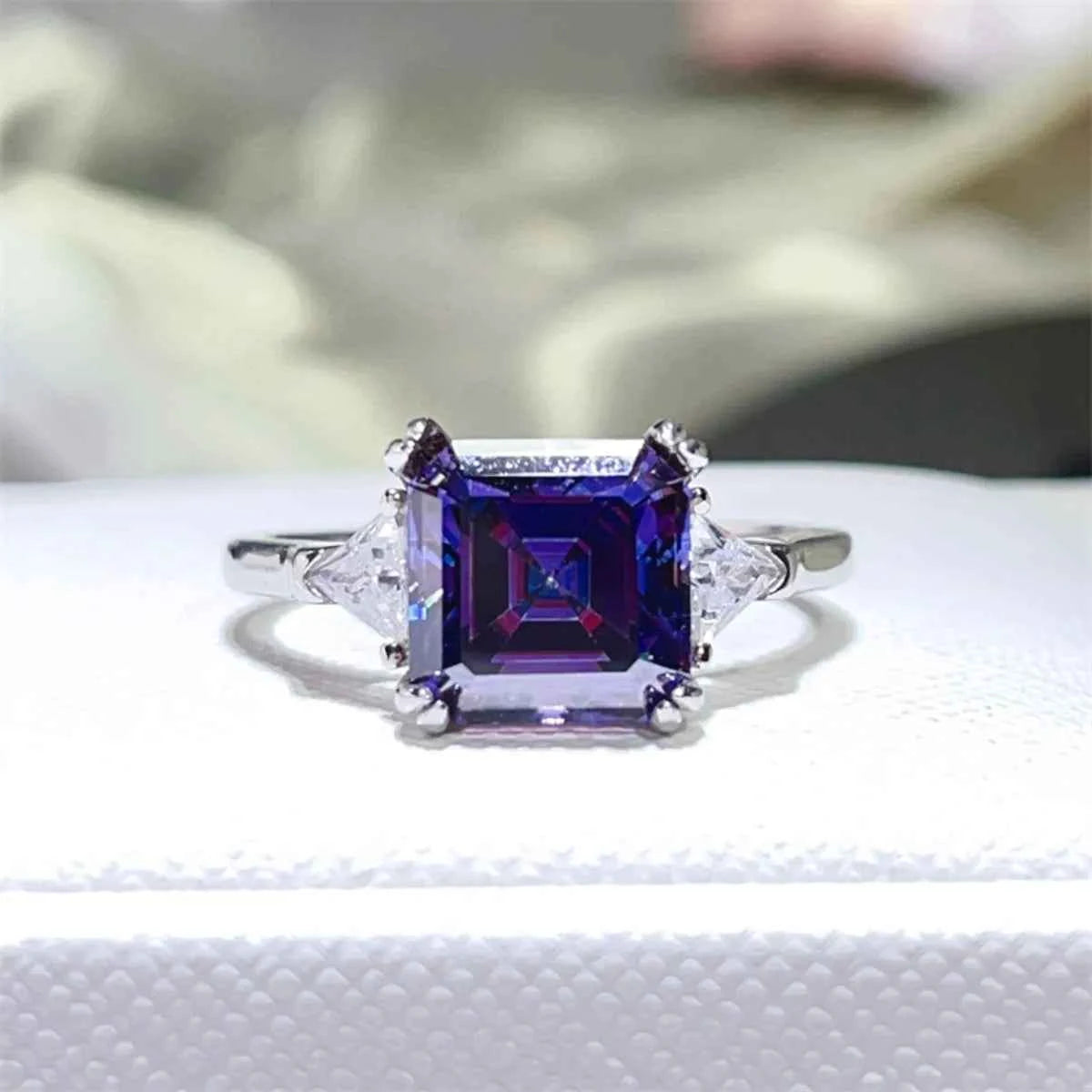 3 Carat Moissanite 925 Sterling Silver Ring