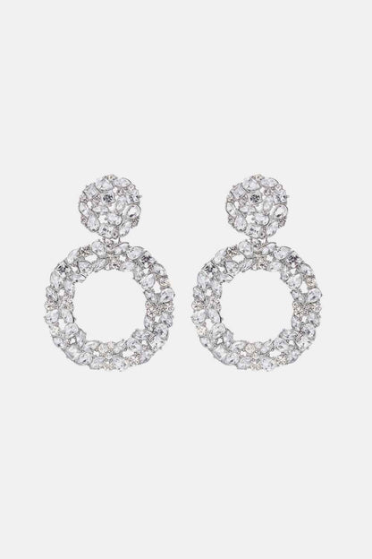 Round Shape Acrylic Dangle Earrings