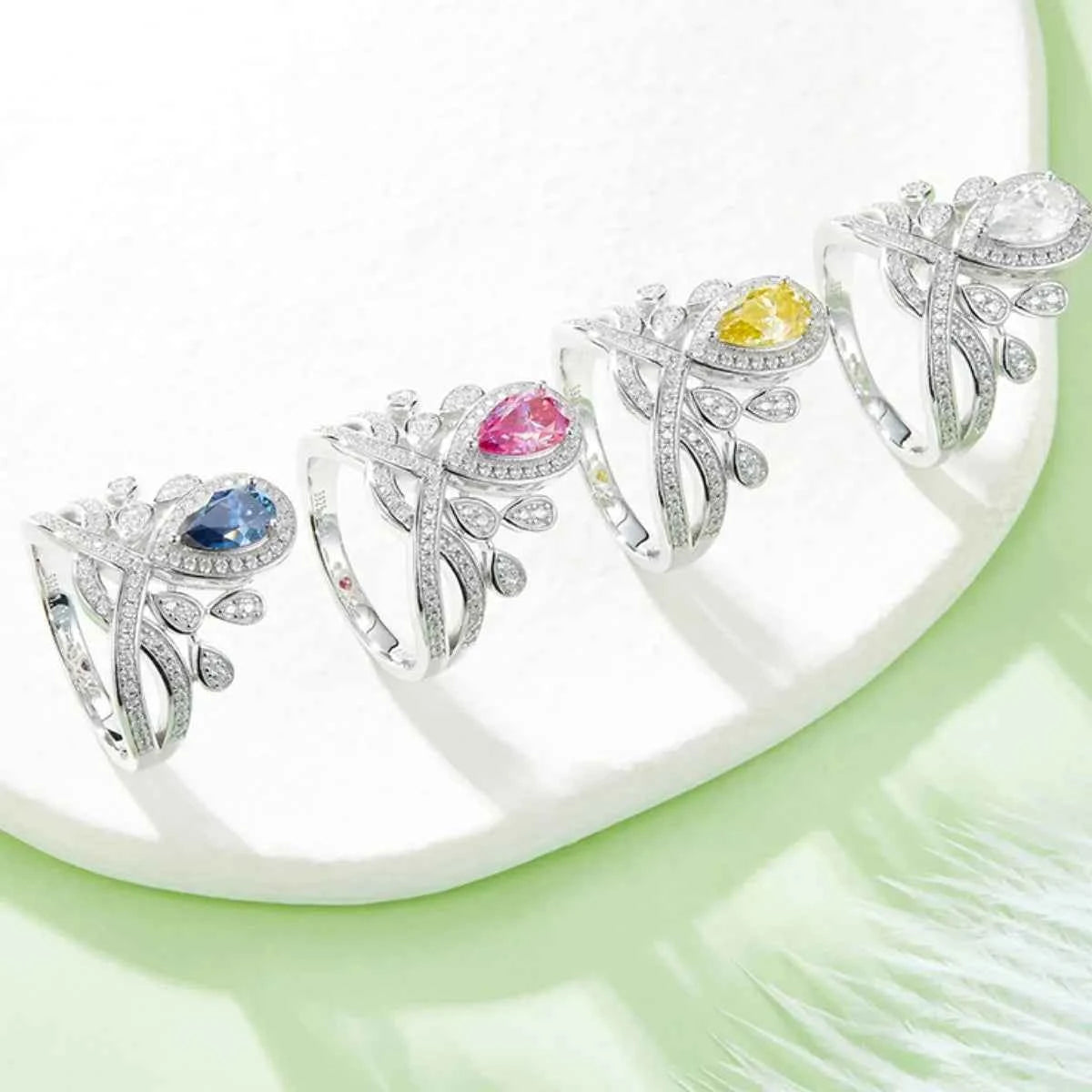 1 Carat Moissanite 925 Sterling Silver Ring