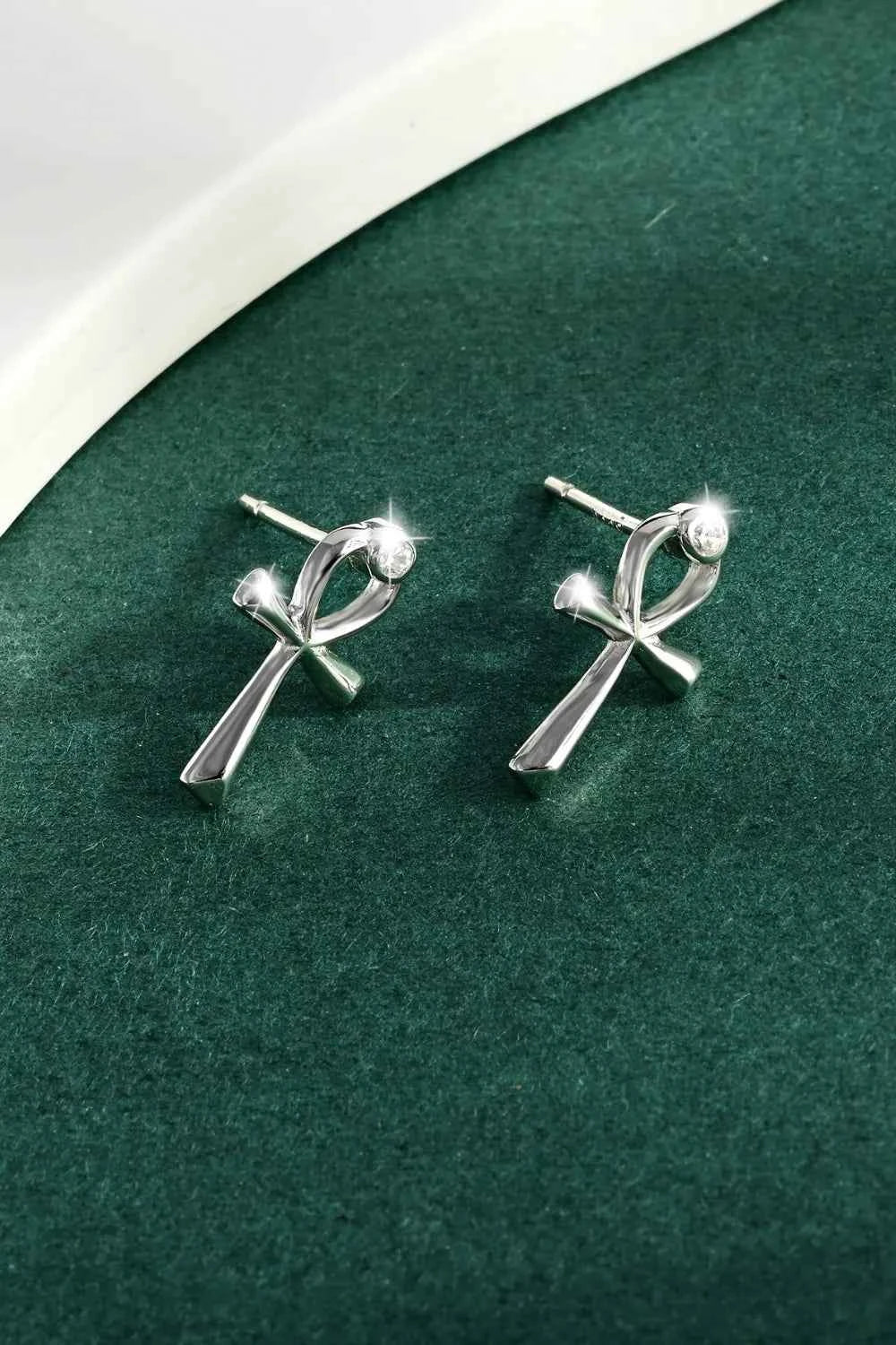 925 Sterling Silver Inland Zircon Earrings