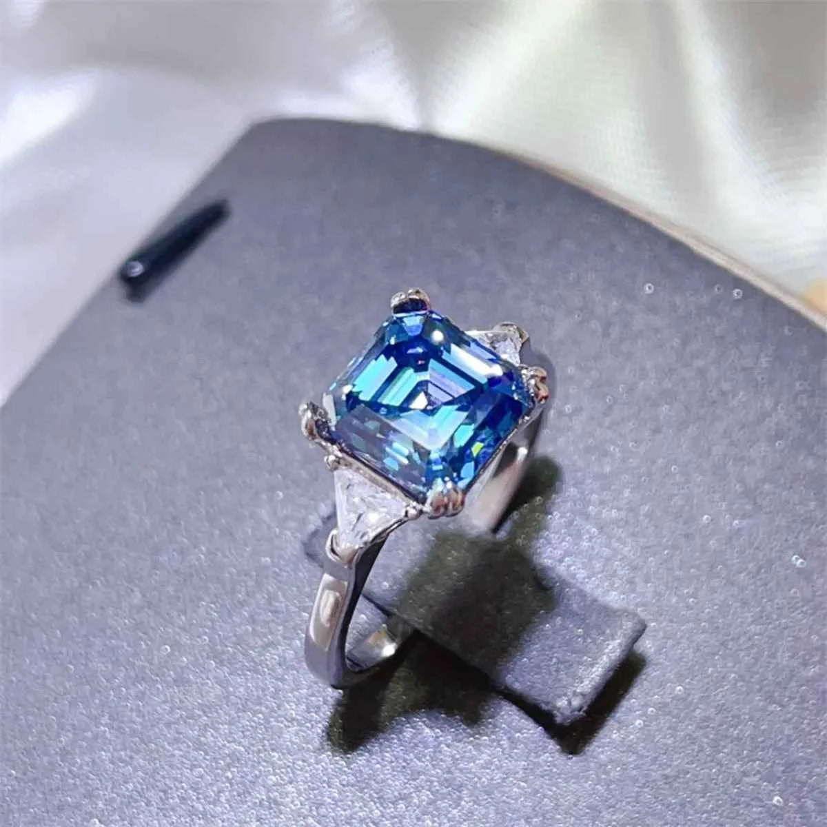 3 Carat Moissanite 925 Sterling Silver Ring