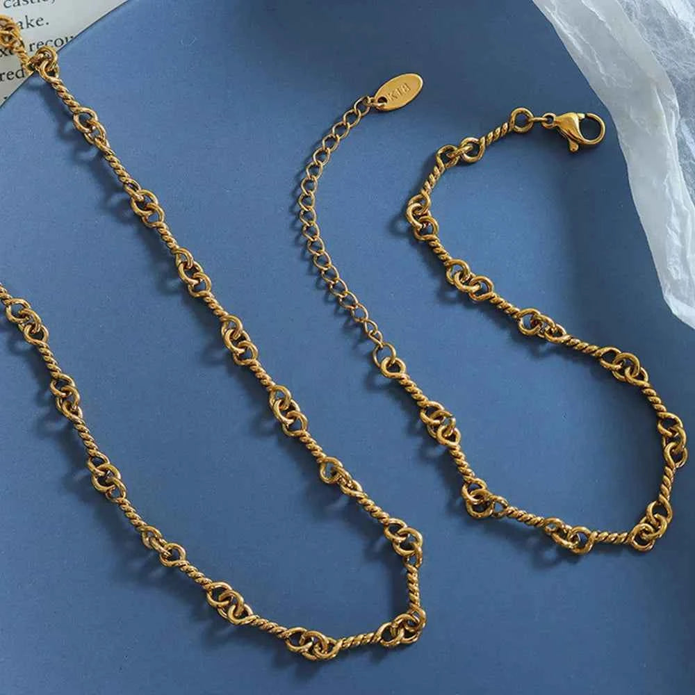 Titanium Steel Link Chain Bracelet