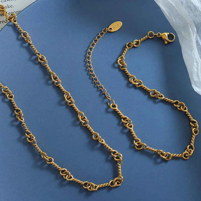 Titanium Steel Link Chain Bracelet