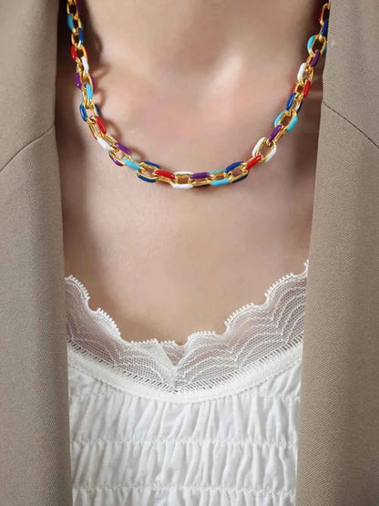 18K Gold-Plated Titanium Steel Necklace