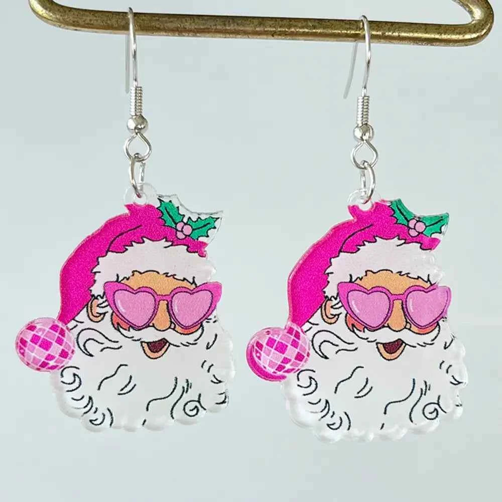 Geometric Shape Acrylic Dangle Earrings