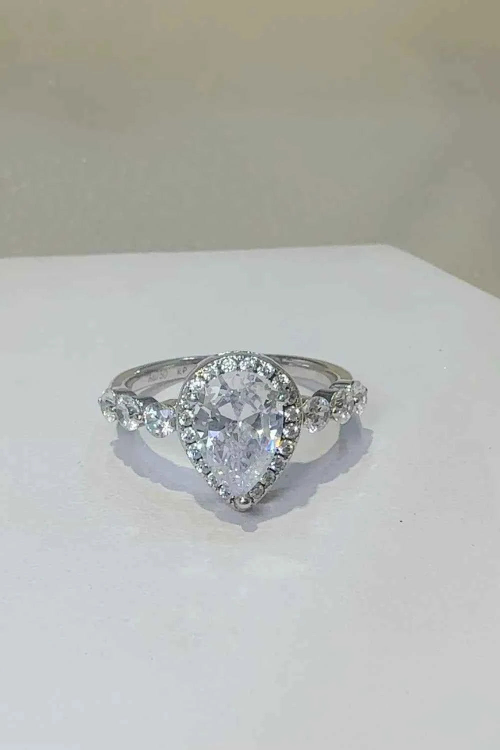 2 Carat Moissanite 925 Sterling Silver Ring