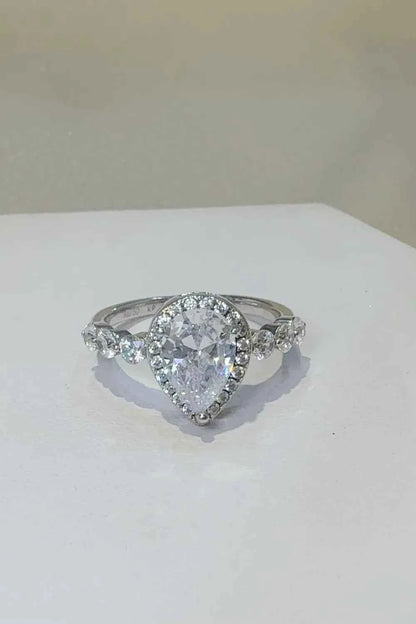 2 Carat Moissanite 925 Sterling Silver Ring