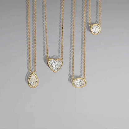 18K Gold-Plated Stainless Steel Pendant Necklace