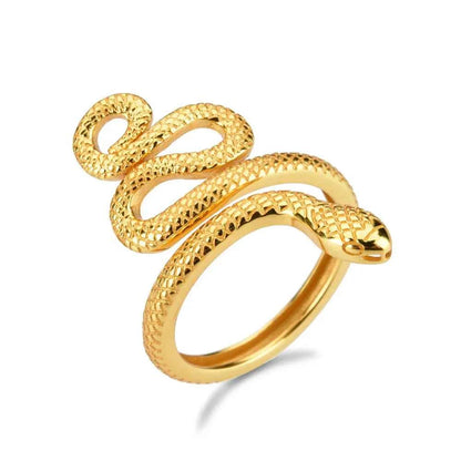 925 Sterling Silver Snake Shape Ring