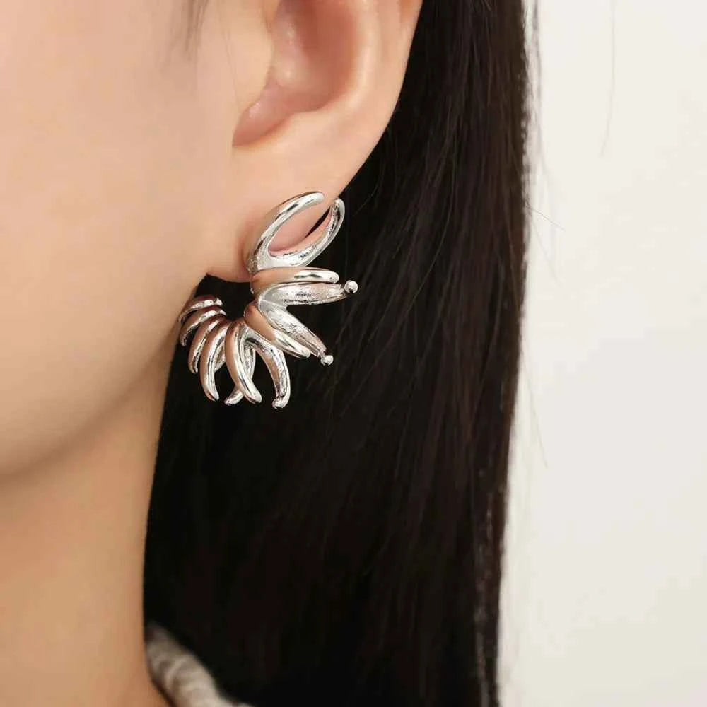 Titanium Steel Irregular Shape Earrings