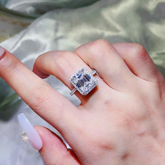 5 Carat Moissanite 925 Sterling Silver Ring