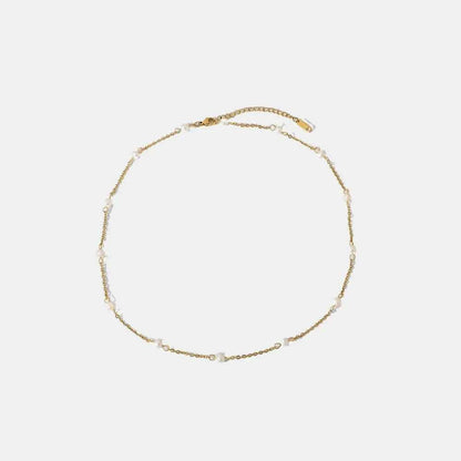 Freshwater Pearl 18K Gold-Plated Necklace