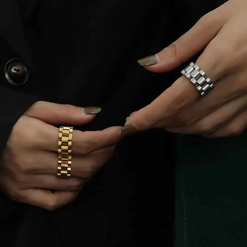 Plated Titanium Steel Ring