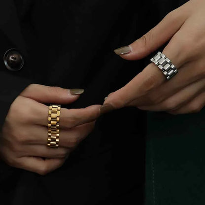 Plated Titanium Steel Ring