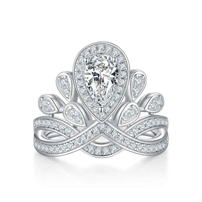 1 Carat Moissanite 925 Sterling Silver Ring