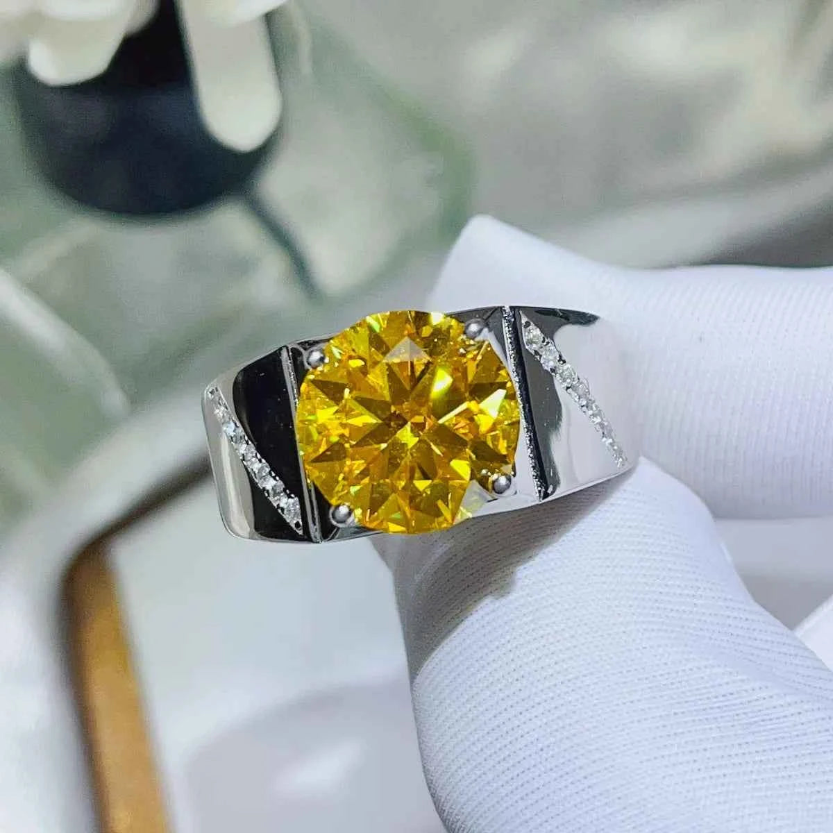 5 Carat Moissanite 925 Sterling Silver Ring