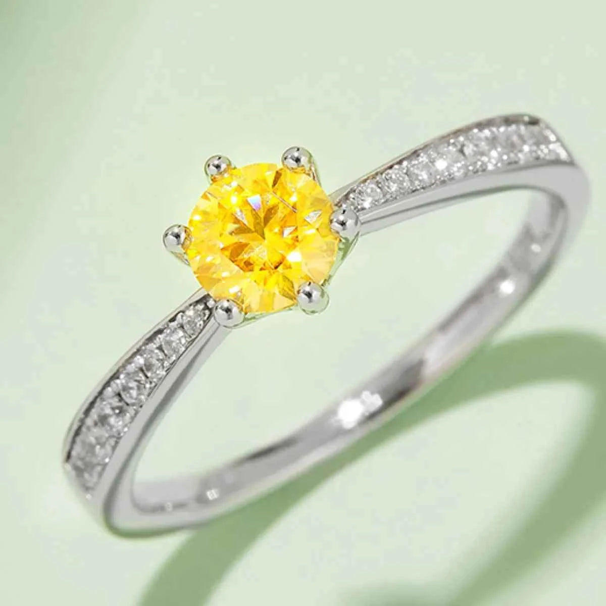 Moissanite 925 Sterling Silver Ring