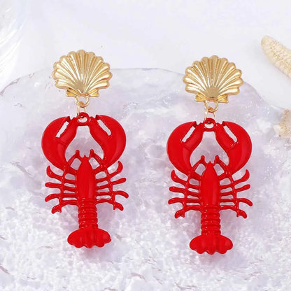 18K Gold-Plated Stainless Steel Drop Earrings