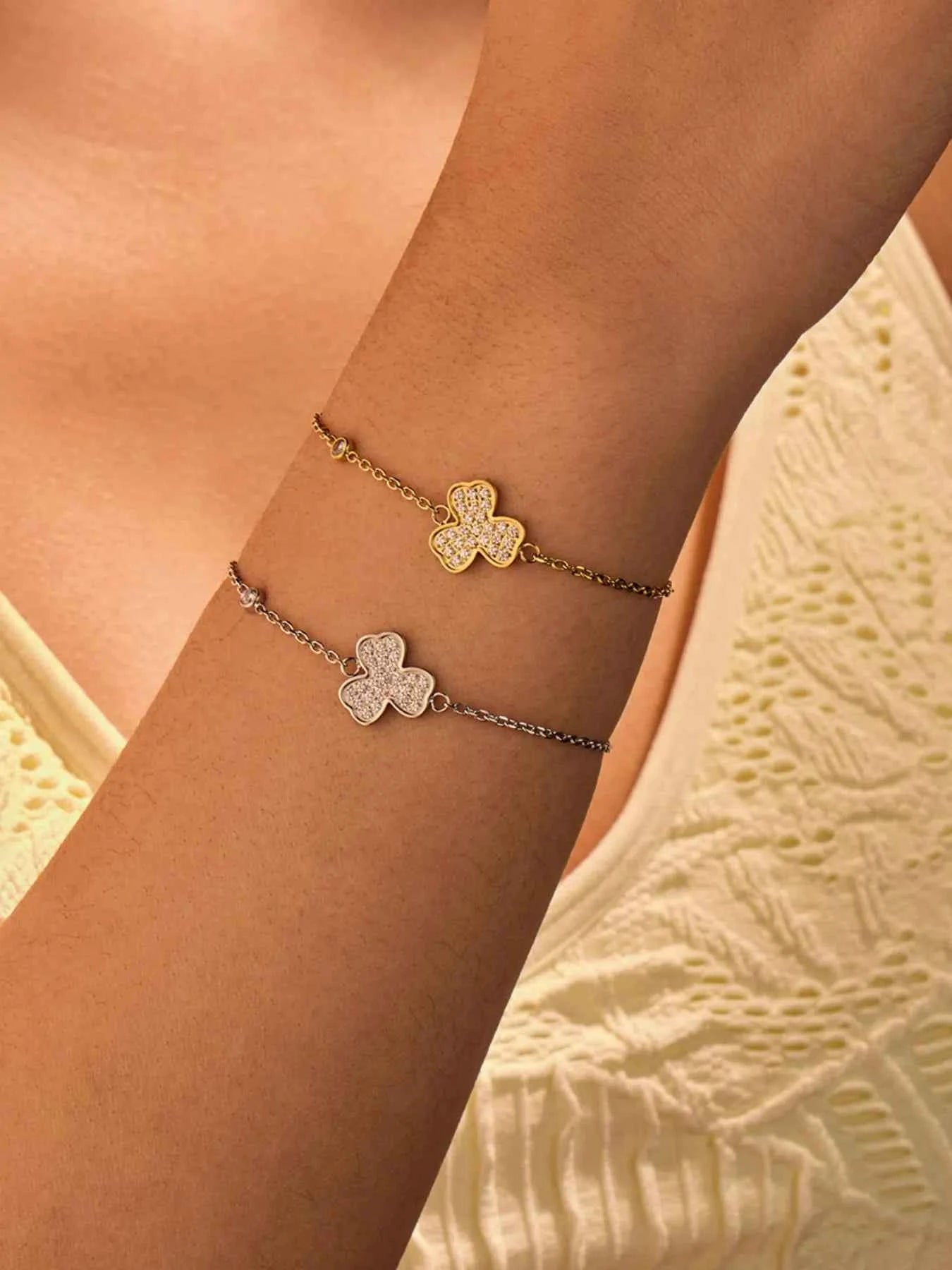 Stainless Steel Zircon Bracelet