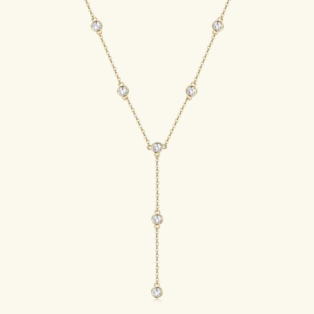 1.1 Carat Moissanite 925 Sterling Silver Necklace