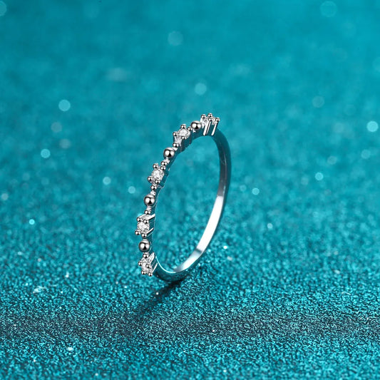 Moissanite 925 Sterling Silver Ring - Mr. Gem & Company