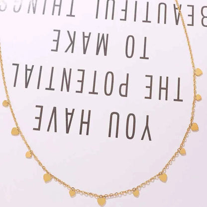 Titanium Steel Charm Necklace