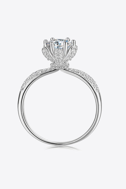 1 Carat Moissanite 6-Prong Ring - Mr. Gem & Company