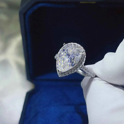 2 Carat Moissanite 925 Sterling Silver Ring