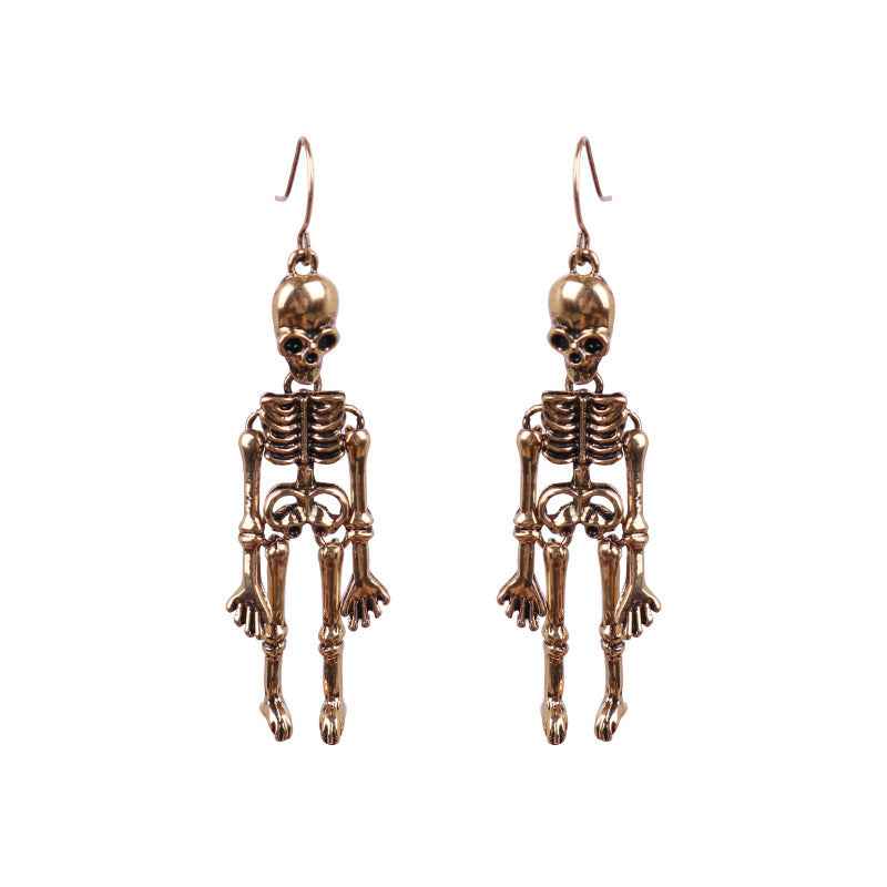 Skeleton Alloy Earrings