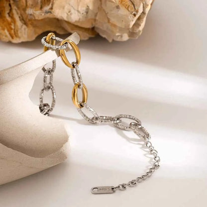 18K Gold-Plated Stainless Steel Bracelet