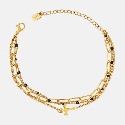 Titanium Steel Three-Layered Bracelet