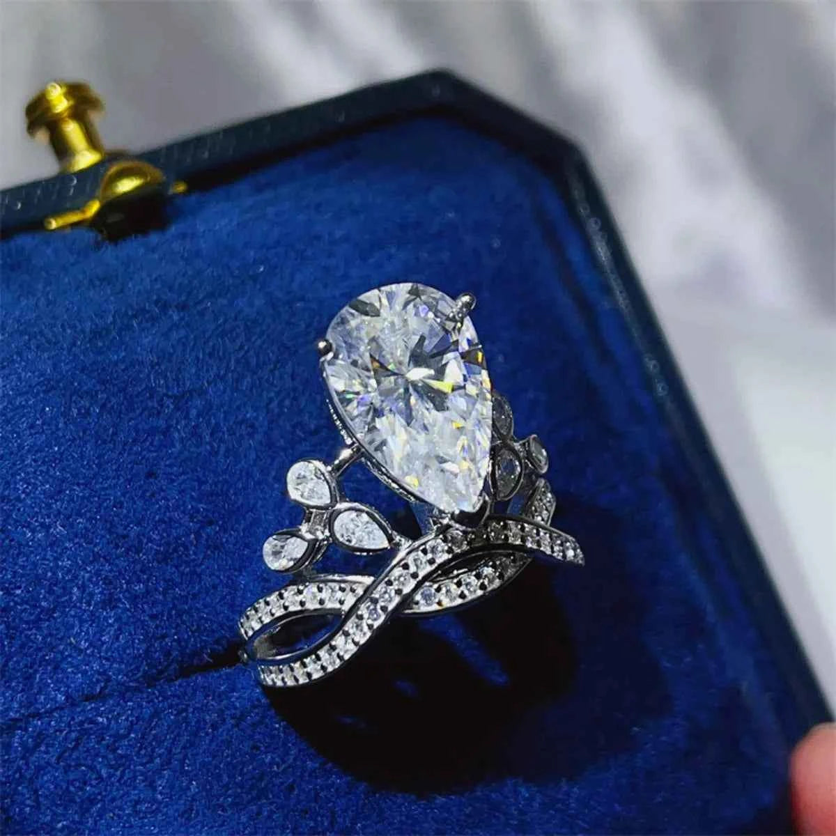 5 Carat Moissanite 925 Sterling Silver Ring