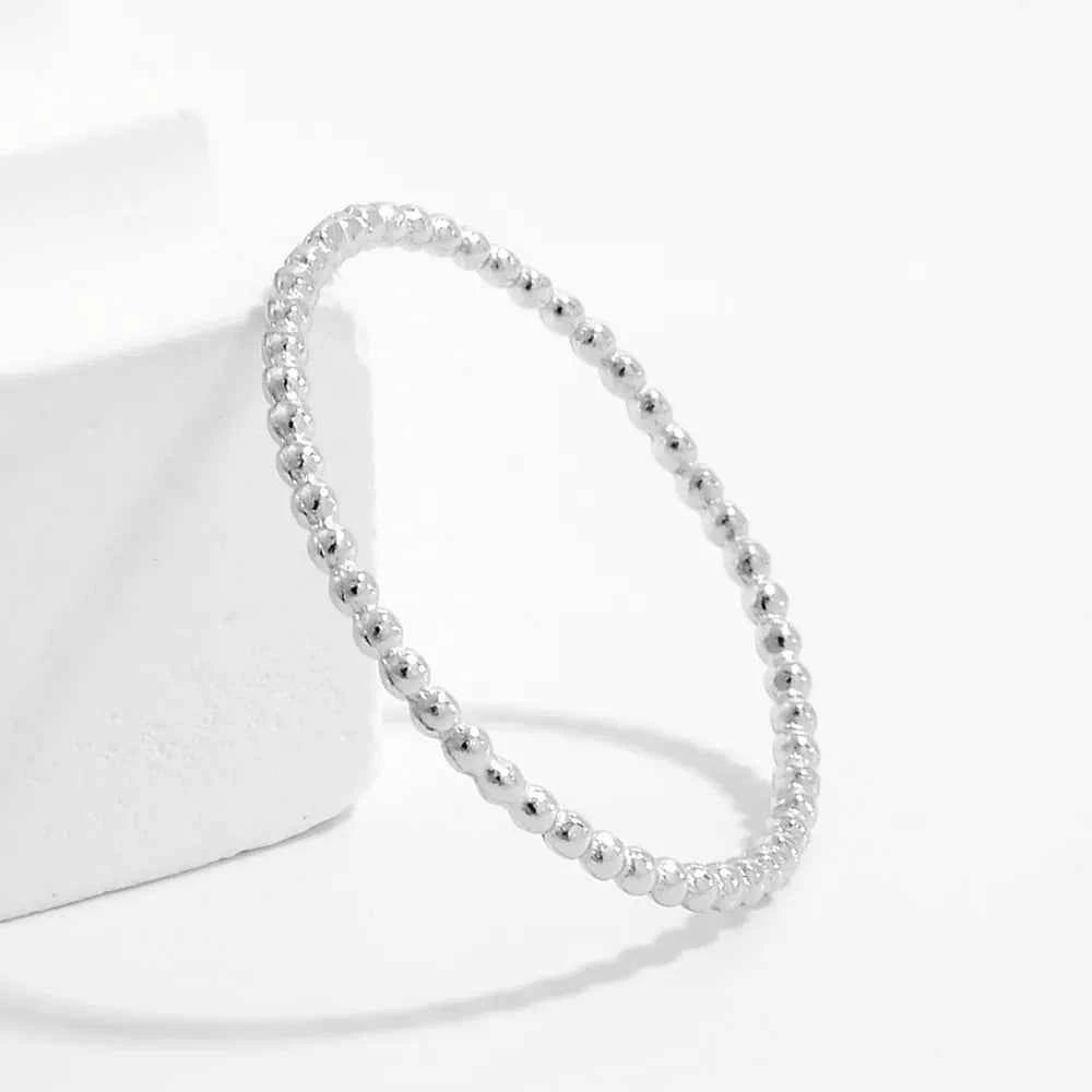 925 Sterling Silver Bead Ring