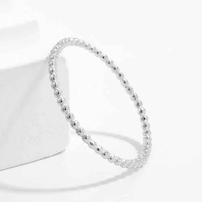 925 Sterling Silver Bead Ring