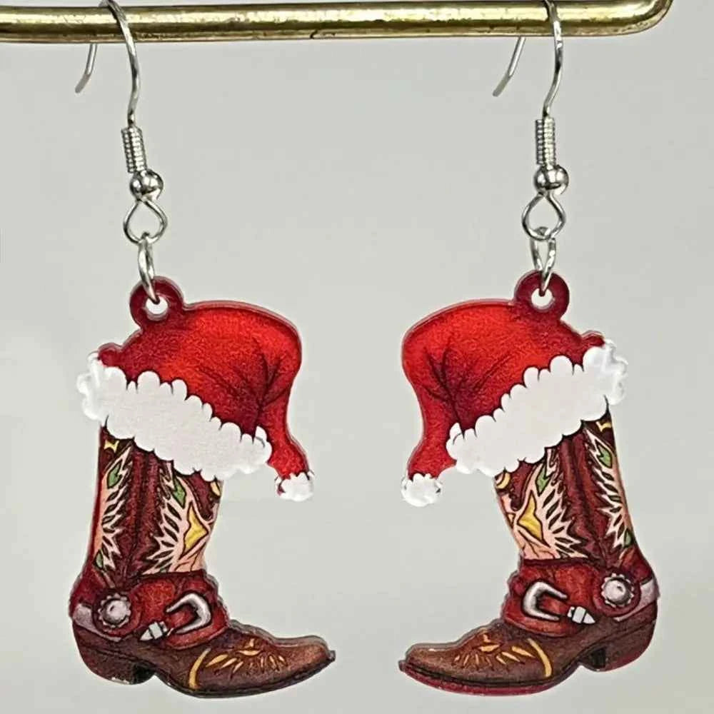 Geometric Shape Acrylic Dangle Earrings