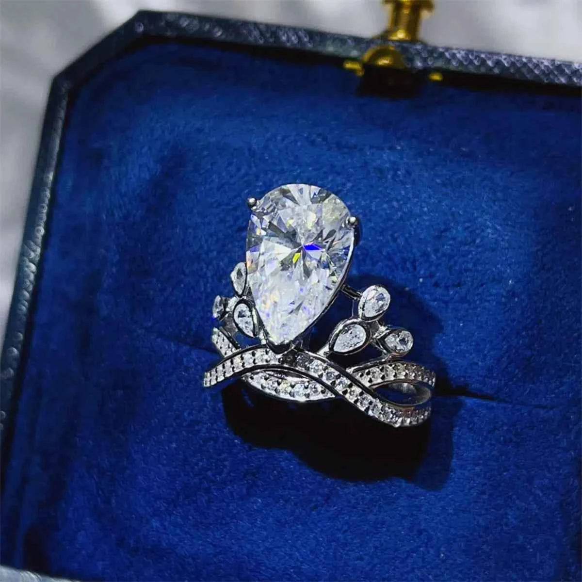 5 Carat Moissanite 925 Sterling Silver Ring