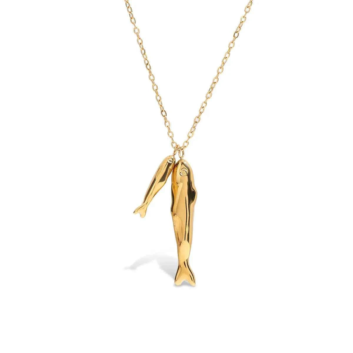 18K Gold-Plated Pendant Necklace