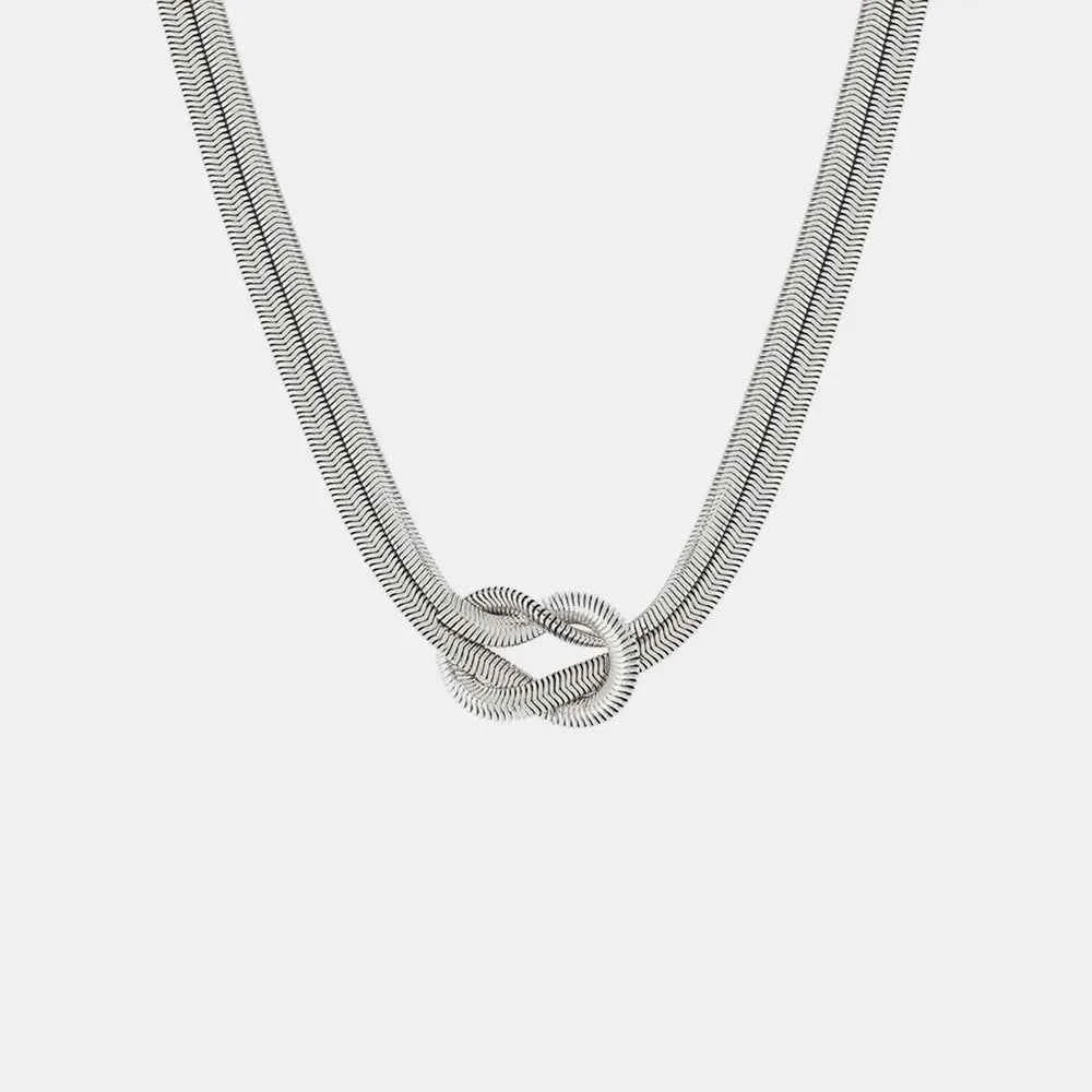Titanium Steel Knot Necklace