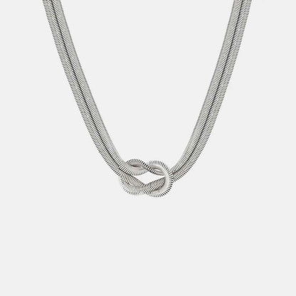 Titanium Steel Knot Necklace
