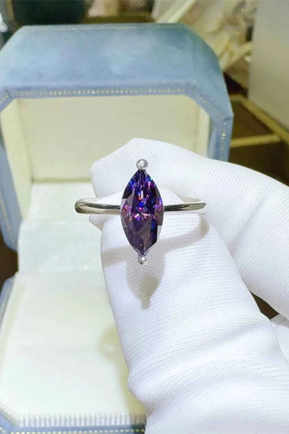 2 Carat Moissanite 925 Sterling Silver Ring