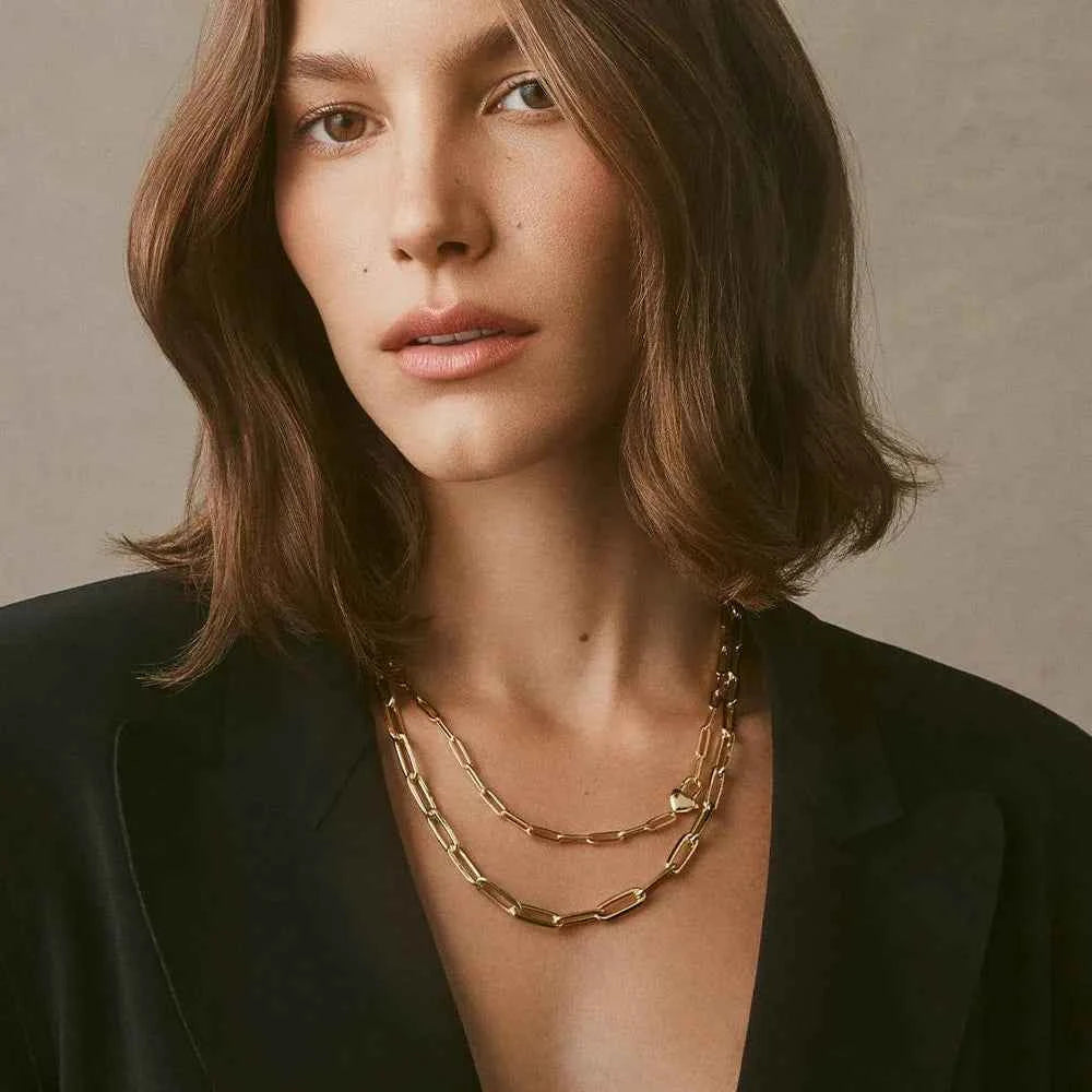 Titanium Steel Heart Shape Necklace