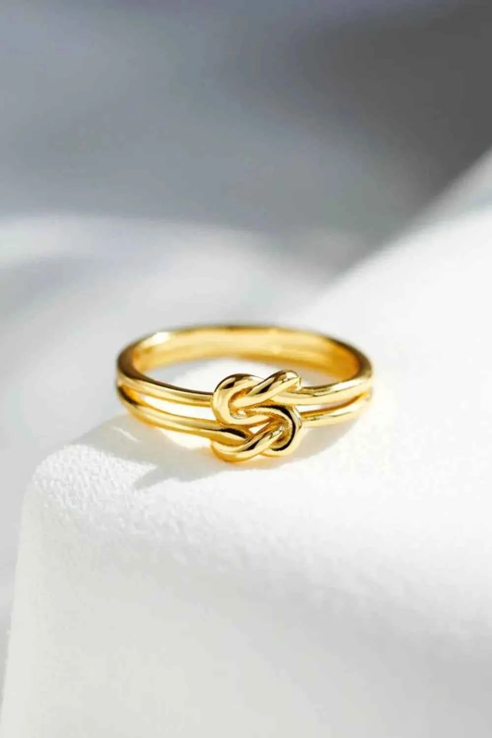 925 Sterling Silver Knotted Ring