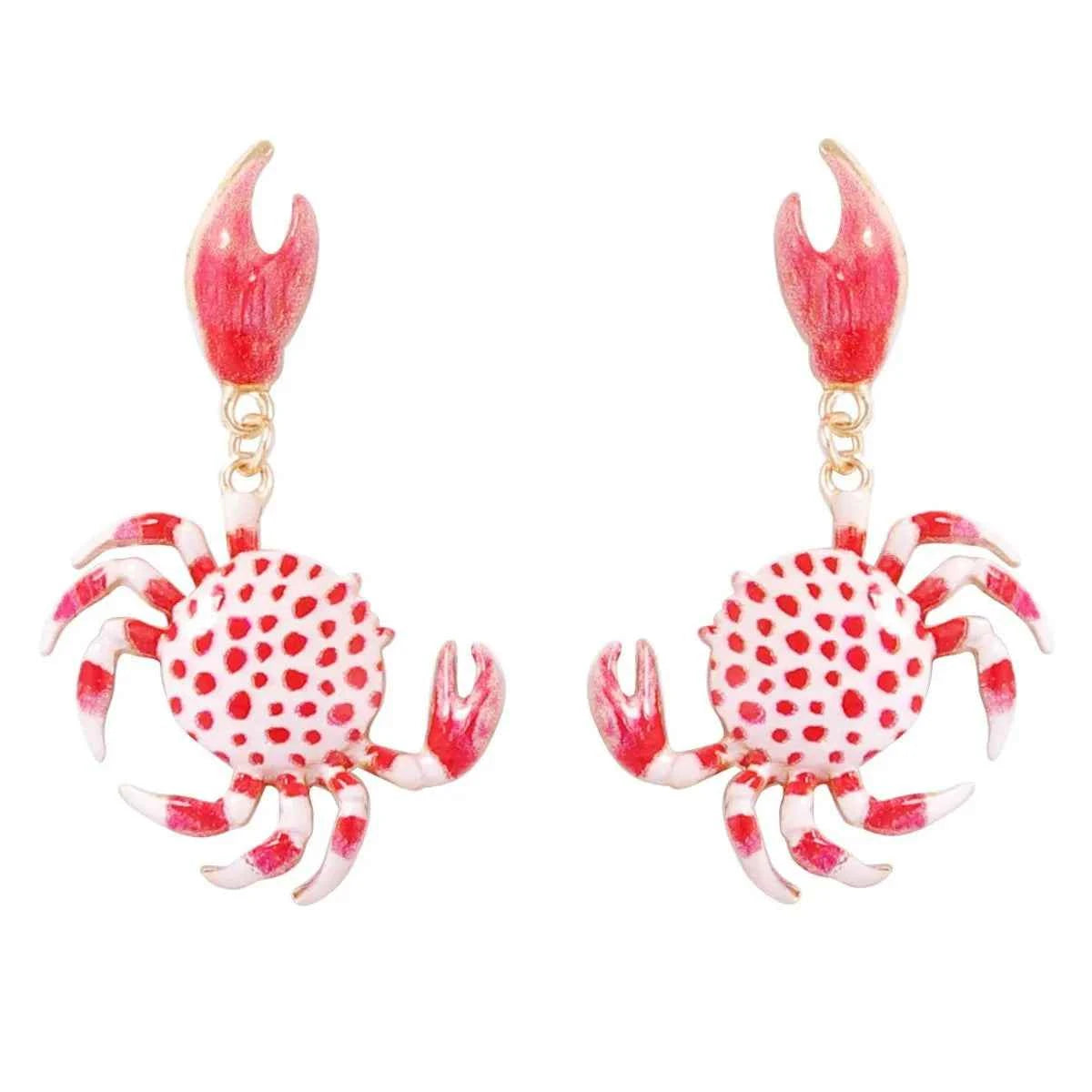 Alloy Crab-Shaped Earrings