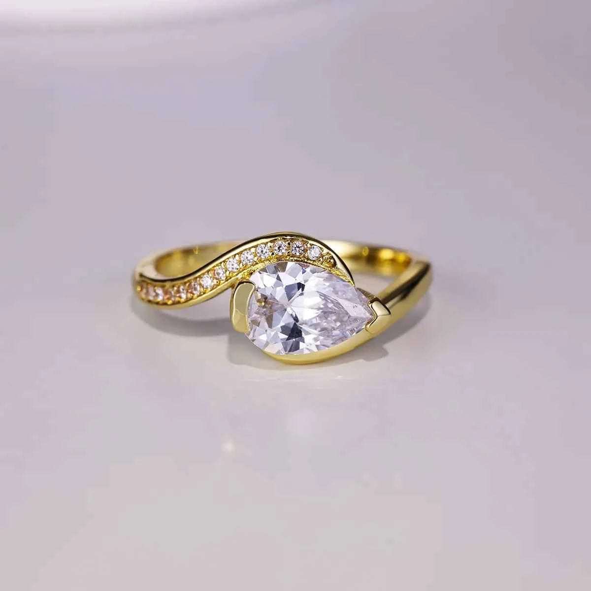 1.5 Carat Moissanite 925 Sterling Silver Ring