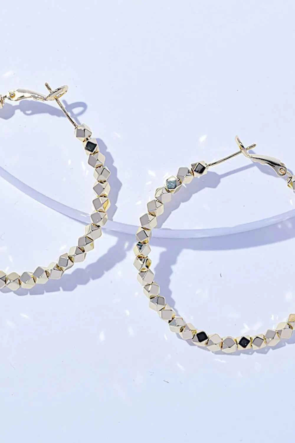 Alloy Hoop Earrings