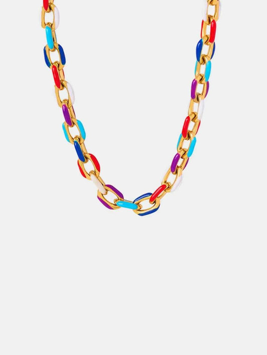 18K Gold-Plated Titanium Steel Necklace