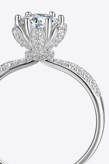 1 Carat Moissanite 6-Prong Ring - Mr. Gem & Company
